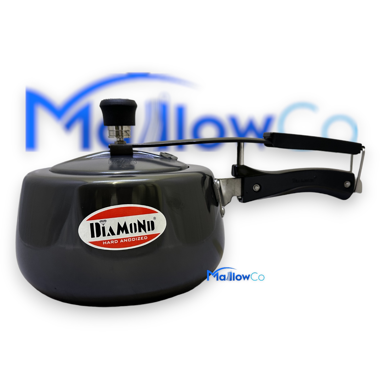 Diamond Contura Black Pressure Cooker 3L Hard Anodized